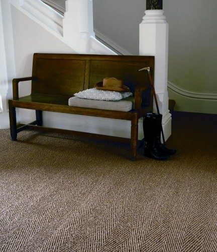 coir herringbone natural flooring